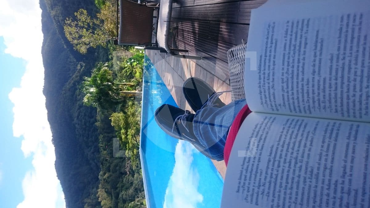 Libro piscina naturaleza tarde 