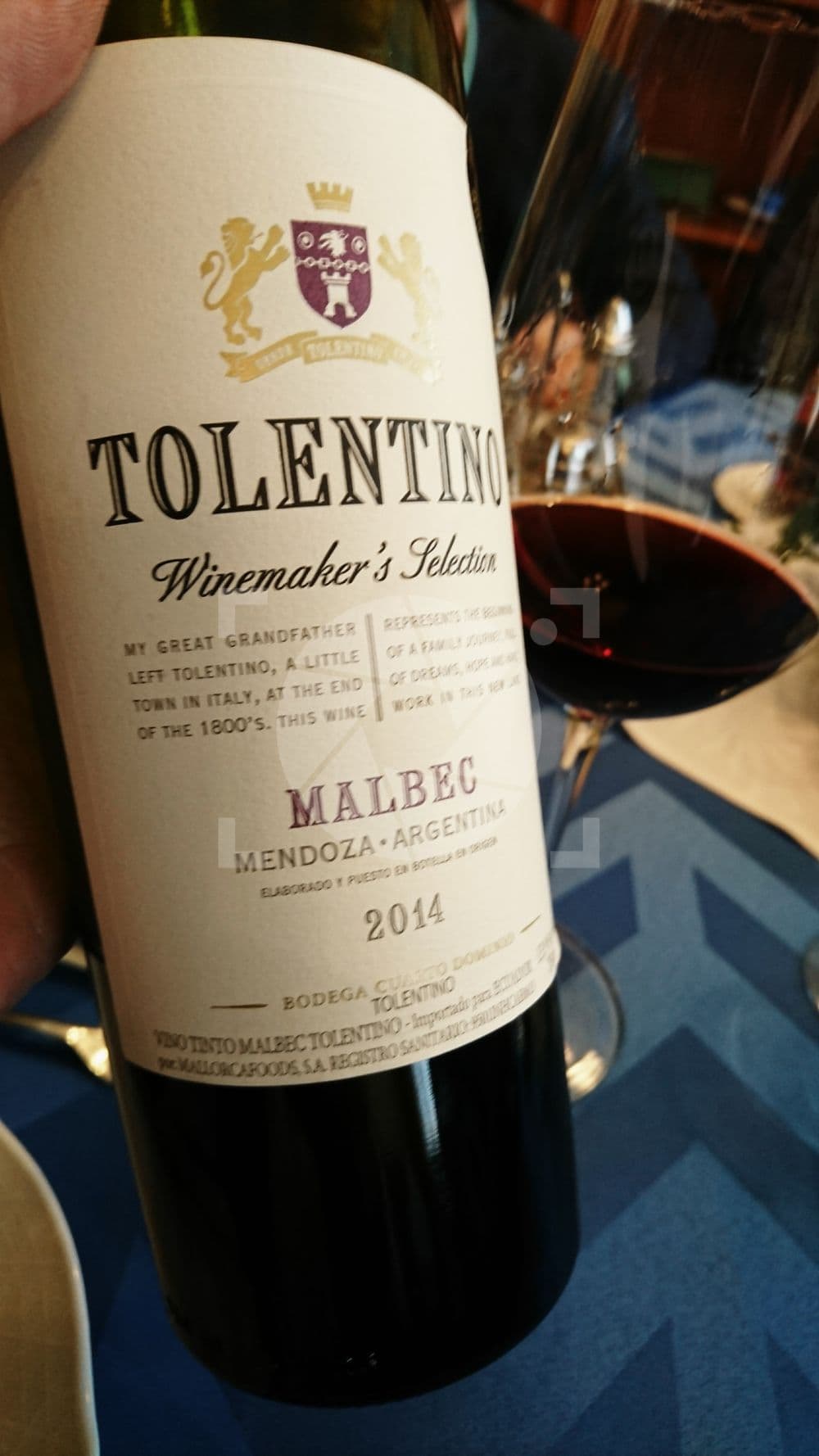 Vino Tinto Tolentino