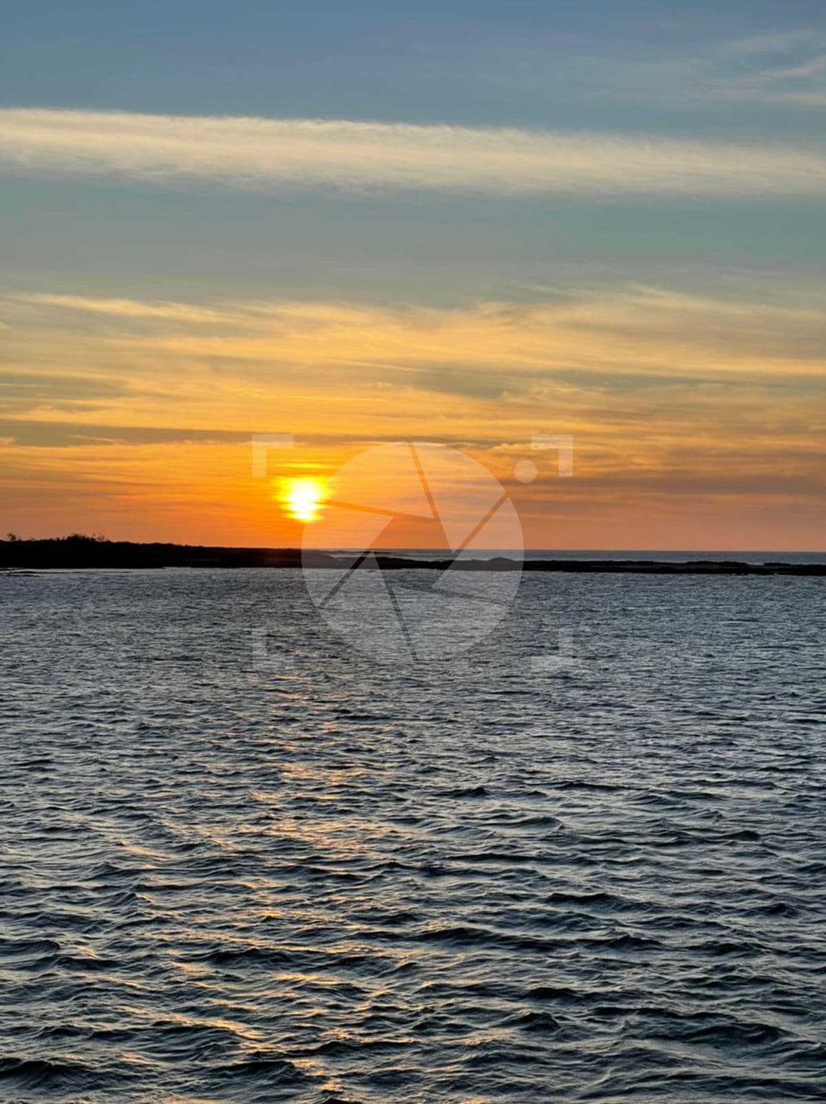 Atardecer en el mar