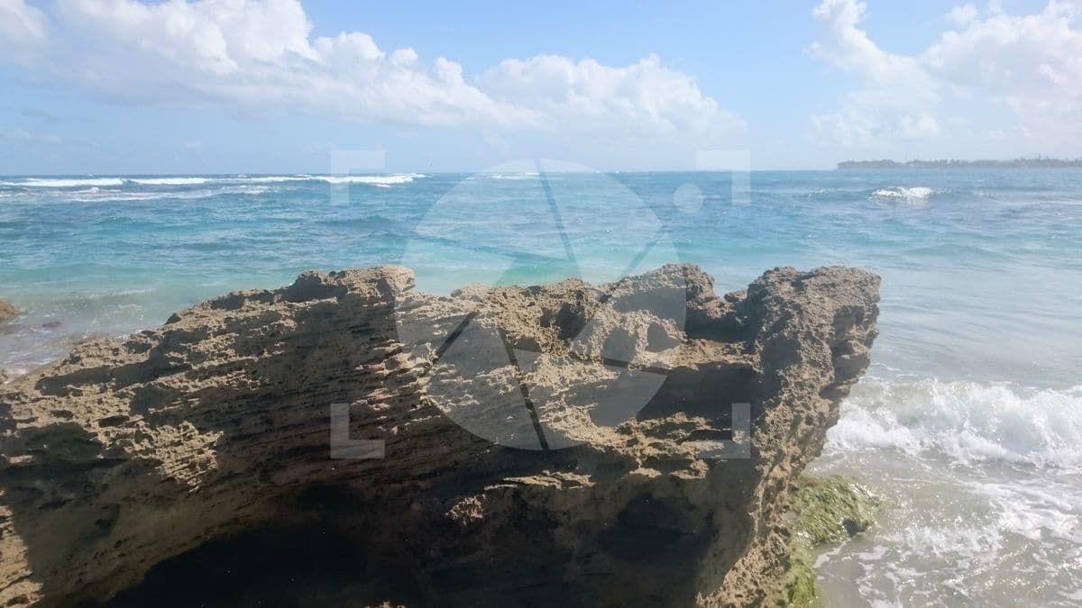 Piedra mar azul 