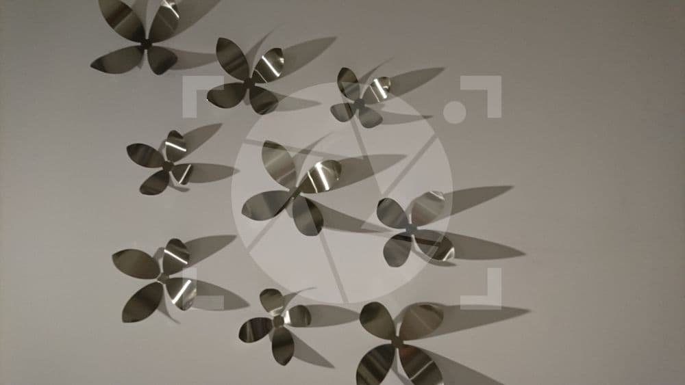 Decoración elegante en una pared